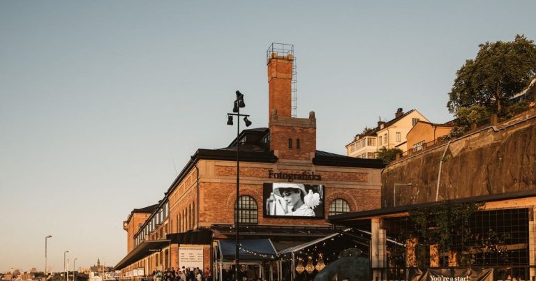 Fotografi med utsikt över Stockholms vatten