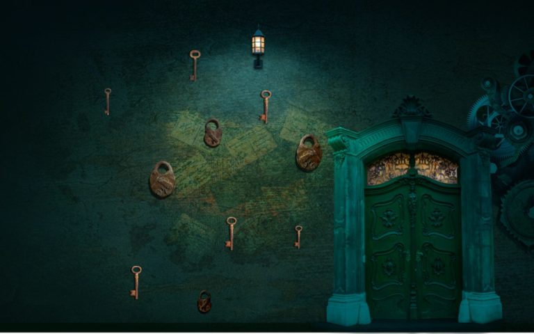Escape room med sex rum och riktigt kluriga ledtrådar