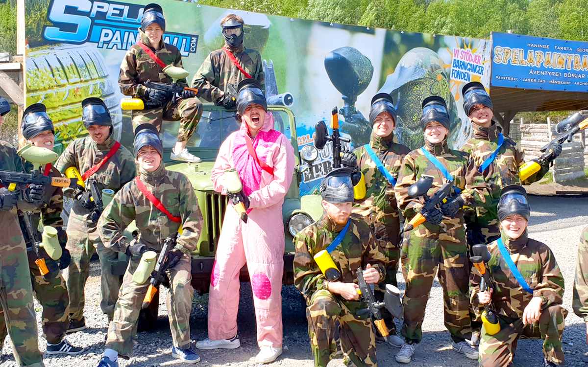 Paintball, laser tag och archery tag för alla åldrar
