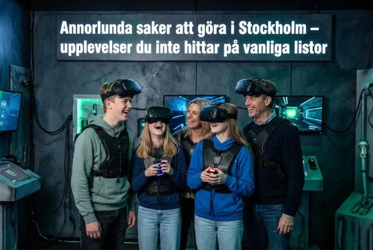 Professional header image for list-based article: Annorlunda saker att göra i Stockholm – upplevelser du in...